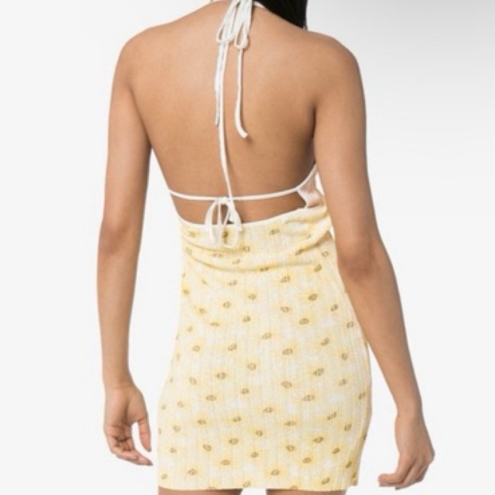 Jacquemus Yellow and Pink Halter Dress - Picture 2 of 2